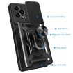 For Honor 200 Lite Silver TPU+PC Phone Case with Sliding Camera Cover - 3