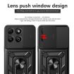 For Honor X6b 4G Blue TPU+PC Phone Case with Sliding Camera Cover - 4