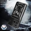 For Honor X5b Plus Gold Phone Case with Sliding Camera Cover TPU+PC - 4