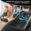 For Honor X5b Plus Gold Phone Case with Sliding Camera Cover TPU+PC - 7