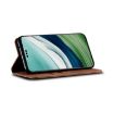 Motorola Edge 40 Neo Brown Denim Texture Flip Leather Phone Case - 5
