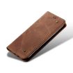 Moto G64 5G Brown Denim Texture Flip Leather Case - Global Version - 6
