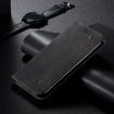 Moto G75 5G Denim Texture Flip Leather Case - Black - 2