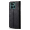 Moto G75 5G Denim Texture Flip Leather Case - Black - 3