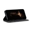Moto G75 5G Denim Texture Flip Leather Case - Black - 5