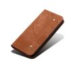 Motorola Edge 60 Fusion Brown Denim Texture Flip Leather Case - 6