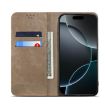 Motorola Edge 60 Khaki Denim Texture Flip Leather Phone Case - 4