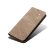 Motorola Edge 60 Khaki Denim Texture Flip Leather Phone Case - 6