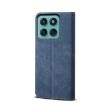 Moto G56 5G Denim Texture Flip Leather Case - Blue - 3