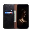 Motorola Moto G86 5G Leather Phone Case - Black Oil Wax Texture - 4