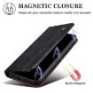 Motorola Moto G86 5G Leather Phone Case - Black Oil Wax Texture - 7
