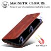 Motorola Moto G86 5G Brown Leather Phone Case - Oil Wax Crazy Horse Texture - 7