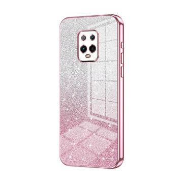 Xiaomi Redmi 10X Pro 5G Pink Glitter Gradient Phone Case - 1
