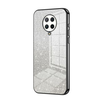 Xiaomi Redmi K30 Pro/Ultra Glitter Gradient Electroplated Case Black - 1