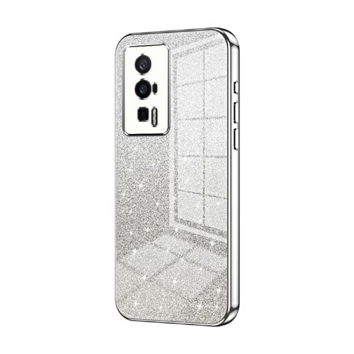 Xiaomi Redmi K60/K60 Pro Silver Gradient Glitter Phone Case - 1
