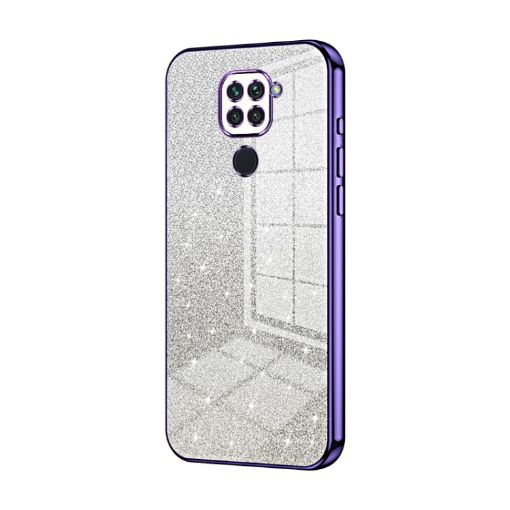 Xiaomi Redmi Note 9/10X 4G Purple Gradient Glitter Phone Case - 1