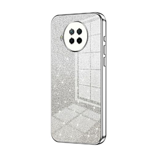Xiaomi Redmi Note 9 Pro 5G/Mi 10T Lite Glitter Phone Case Silver - 1
