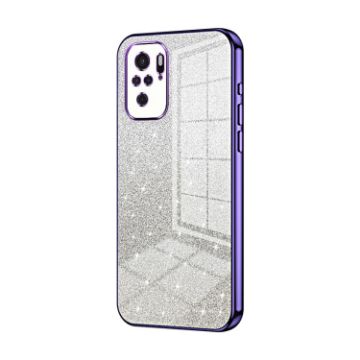 Xiaomi Redmi Note 10/10S Purple Gradient Glitter Phone Case - 1