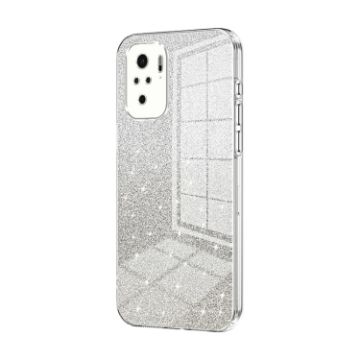 Xiaomi Redmi Note 10/10S Gradient Glitter Electroplated Case (Clear) - 1