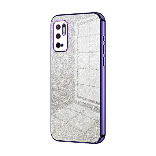 Xiaomi Redmi Note 10 5G/10T 5G Purple Glitter Phone Case - 1