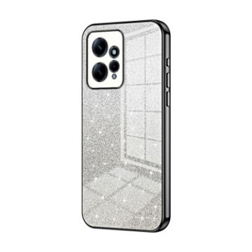 Xiaomi Redmi Note 12 4G Glitter Gradient Electroplated Case Black - 1