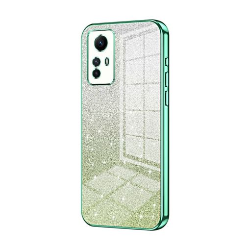 Xiaomi Redmi Note 12S Green Glitter Electroplated Phone Case - 1