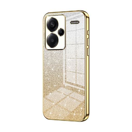 Xiaomi Redmi Note 13 Pro+ Gold Glitter Gradient Phone Case - 1