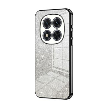 Redmi Note 14 Pro 5G Glitter Gradient Electroplated Case (Black) - 1