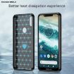Motorola Moto One Carbon Fiber Brushed Texture TPU Case - Black - 3