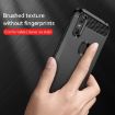 Motorola Moto One Carbon Fiber Brushed Texture TPU Case - Black - 4
