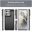 Motorola Edge 50 Pro Black Carbon Fiber Brushed Texture TPU Case - 2