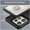 Motorola Edge 50 Pro Black Carbon Fiber Brushed Texture TPU Case - 6