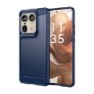 Motorola Edge 50 Ultra Blue Carbon Fiber Brushed TPU Phone Case - 1