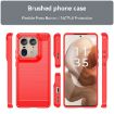 Motorola Edge 50 Ultra Red Carbon Fiber Brushed TPU Phone Case - 2