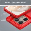 Motorola Edge 50 Ultra Red Carbon Fiber Brushed TPU Phone Case - 6