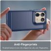 Motorola Moto X50 Ultra Blue Carbon Fiber TPU Phone Case - 5