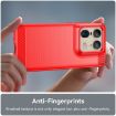 Motorola Moto X50 Ultra Red Carbon Fiber TPU Phone Case - 5