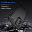 Motorola Edge 2024 Black Carbon Fiber Brushed Texture TPU Case - 3