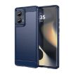 Motorola Edge 2024 Blue Carbon Fiber Brushed Texture TPU Case - 1