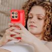 Motorola Edge 50 Neo Red Carbon Fiber Brushed TPU Phone Case - 7