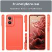 Moto G35 5G Red Carbon Fiber Brushed TPU Case - 2