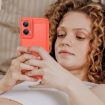 Moto G35 5G Red Carbon Fiber Brushed TPU Case - 7