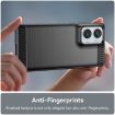 Motorola S50 Neo Black Carbon Fiber Brushed TPU Phone Case - 5