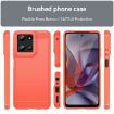Moto G Play 2025 Red Carbon Fiber TPU Phone Case - 2