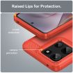 Moto G Play 2025 Red Carbon Fiber TPU Phone Case - 6