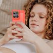 Motorola Moto G15 Red Carbon Fiber Brushed Texture TPU Phone Case - 7
