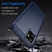 Moto G Power 2023 Blue Carbon Fiber Brushed TPU Case - 3
