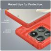 Motorola Edge 5G 2025 Red Carbon Fiber Brushed TPU Phone Case - 6