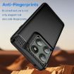 Motorola Edge 60 Pro Black Carbon Fiber Brushed Texture TPU Case - 3