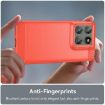 Motorola Edge 60 Pro Red Carbon Fiber Brushed Texture TPU Case - 5